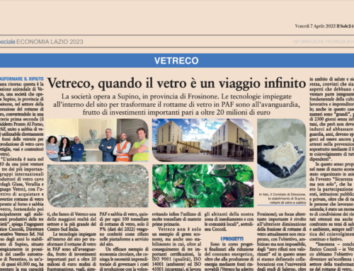 Vetreco, when glass is an endless journey from ‘Il sole 24 ore’ of 7 April 2023